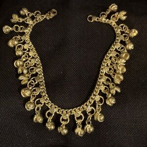 Elegant Gold Charm Ankle Bracelet